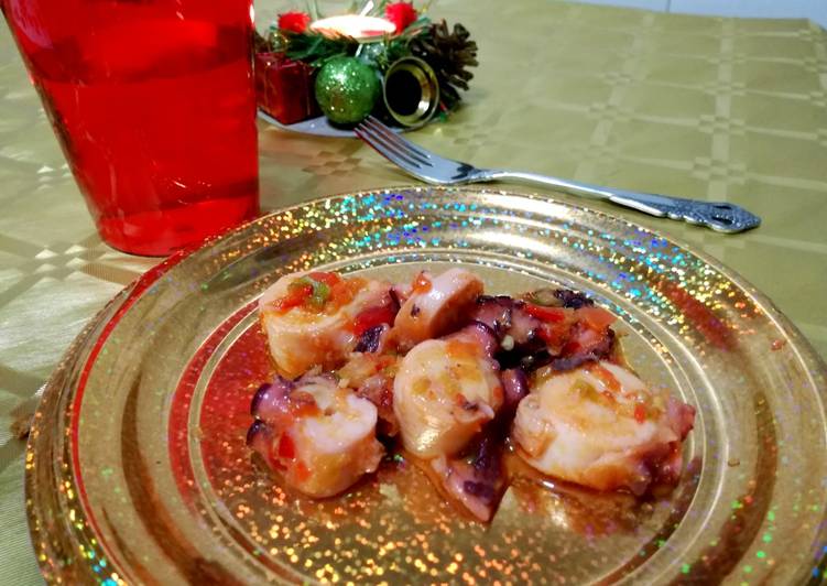 Salpicón de pulpo a la vinagreta suave 🥗🐙