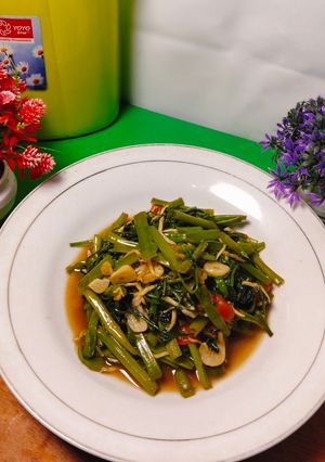 Foto resep Cah kangkung teri nasi