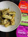 Garlic Herb Grilled Corn Ribs For Summer