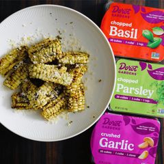 A picture of Garlic Herb Grilled Corn Ribs For Summer.