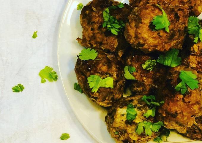 Cilantro meatballs