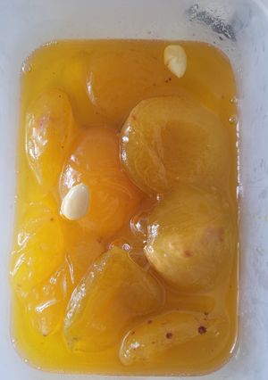 عکسی از دستور مربای زردآلو