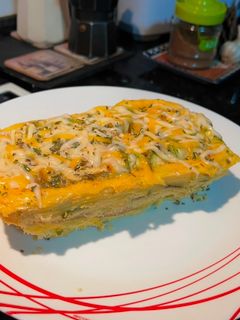 Una foto de Pastel de calabacín