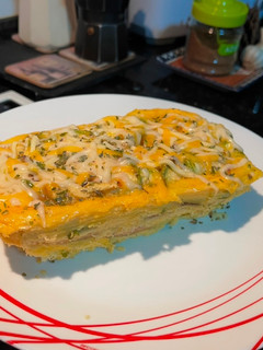 Una foto de Pastel de calabacín