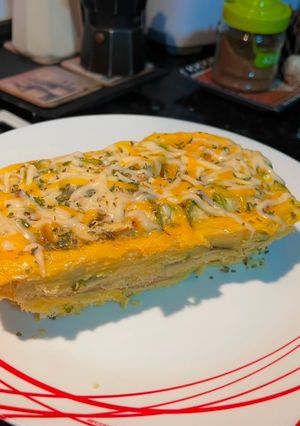 Una foto de Pastel de calabacín