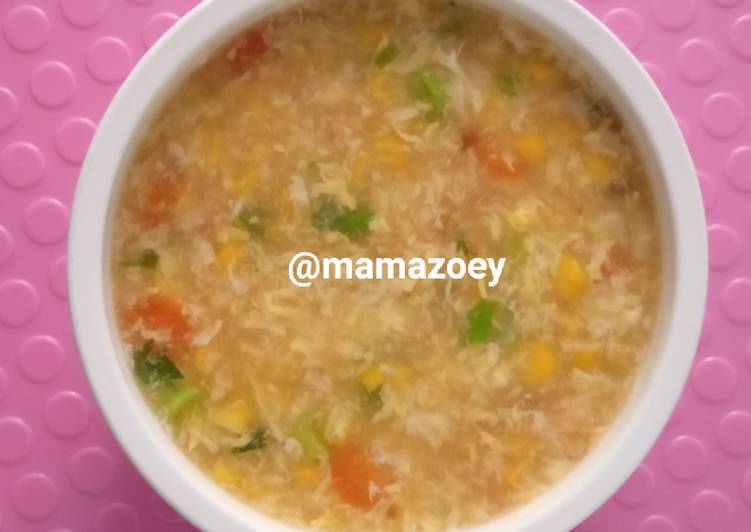 How to Prepare Yummy Soup Jagung (Mpasi 16bln)