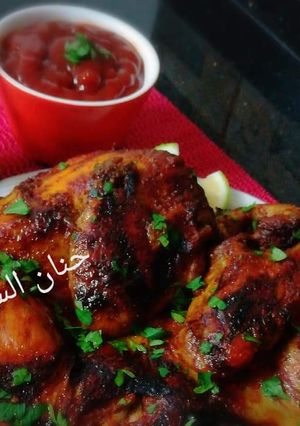 صورة لوصفة دجاج مشوي