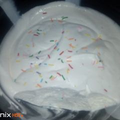 A picture of Sprinkled ice cream.