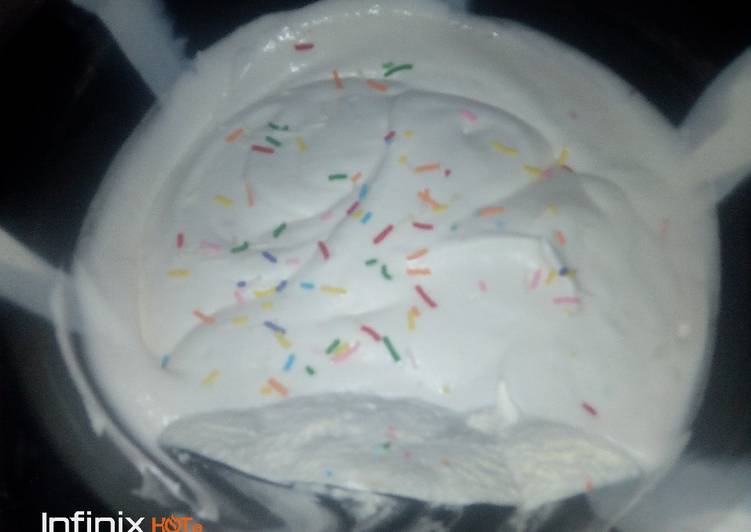 Sprinkled ice cream