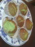 Muffins verdes de vainilla