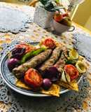 Iráni kebab (kabab koobideh)