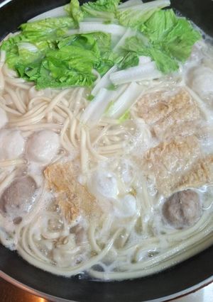 〔在家也能做〕烏龍湯麵 的食譜成品照片