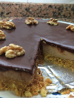 Una foto de Tarta de chocolate philadelphia fría 👩🏼🍳