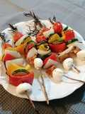 Spiedini vegetariani