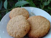 Una foto de galleta de miel