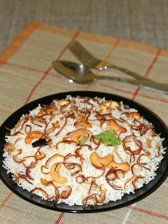 A picture of Ghee Rice.