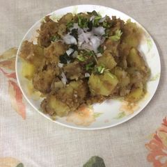 A picture of Sweet potato Chaat.