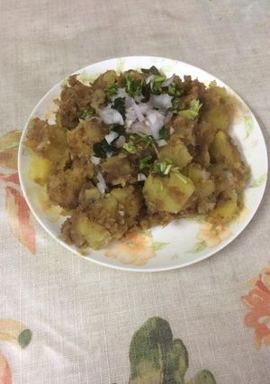 A picture of Sweet potato Chaat.
