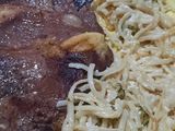 Fideos libres de gluten con brócoli