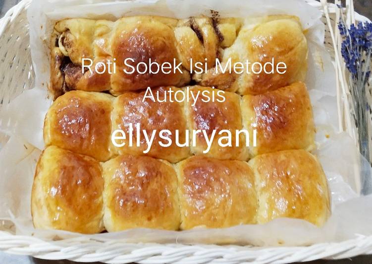 Cara meracik Roti Sobek Isi Metode Autolysis CR Cook Simple, Yummy dan Lembut yang Lezat Sekali