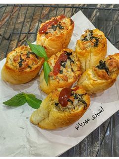 عکسی از دستور نان سیر تنوری (فوری)