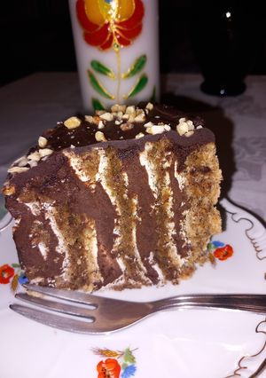 Diós csokoládétorta, liszt nélkül recept fotója