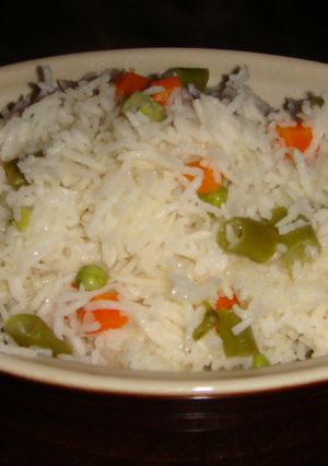 A picture of Vegetable Pulao.
