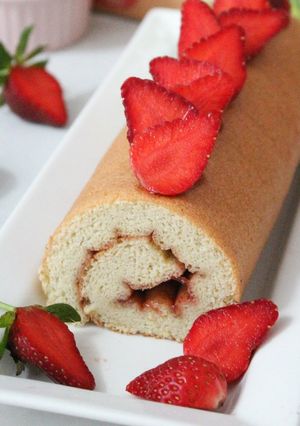 Foto resep Bolu Gulung Vanilla #glutenfree#dairyfree