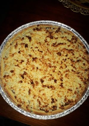 Una foto de Tarta de dulce de leche y coco