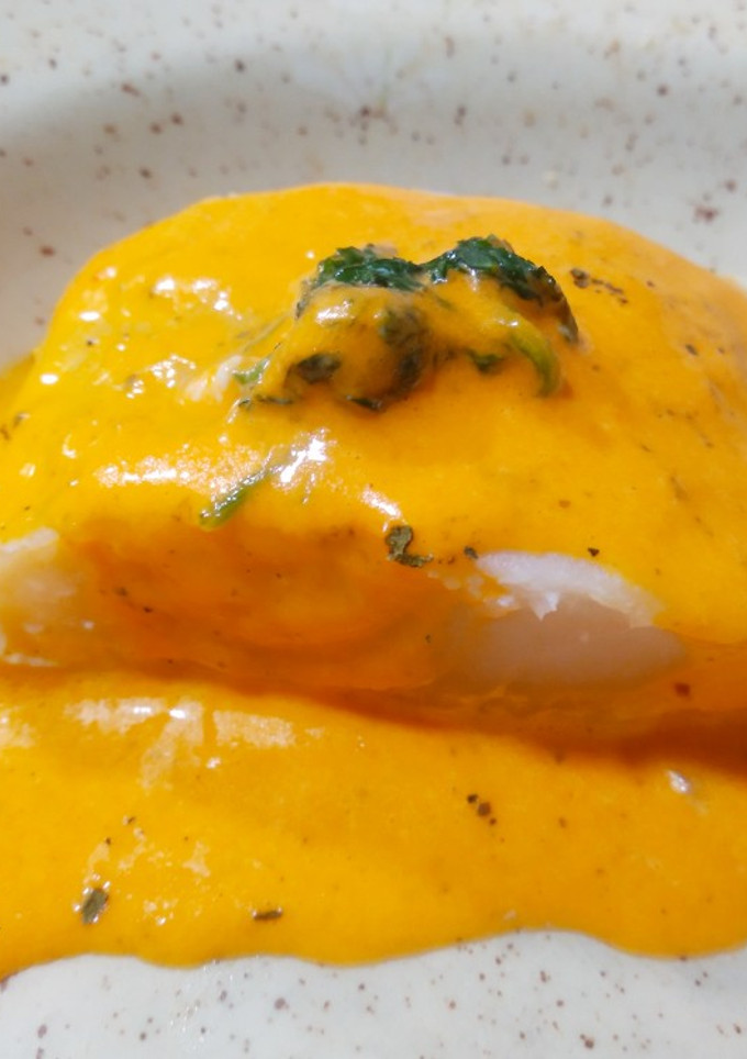 Una foto de Bacalao en salsa de pimientos de piquillo