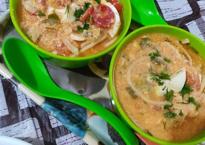 Easiest Way to Prepare Award-winning Egg Drop Mix Veg Noodle Soup