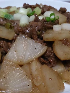 梅醬白蘿蔔燒牛肉 的食譜成品照片