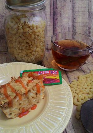 Foto resep Macaroni schootel cheese and beef (kukus)