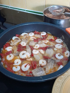Una foto de Atún encebollado