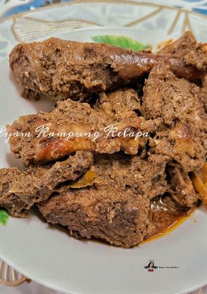 Foto resep Ayam Kampung Kelapa Andaliman Pedas Mantap
