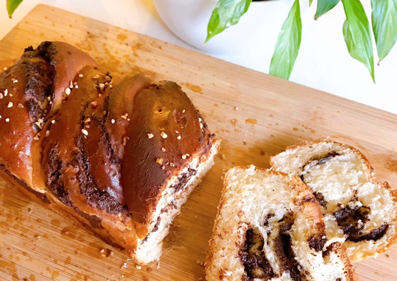 Brioche tressée Choco-🥜