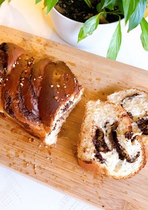 Une photo de Brioche tressée Choco-🥜