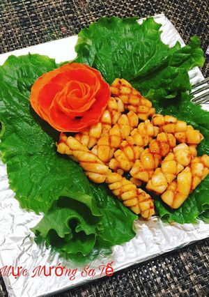 Hình của món Mực Nướng Sa Tế.