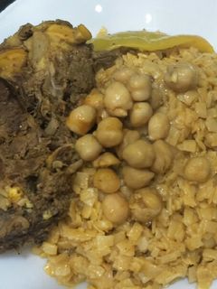 صورة لوصفة شخشوخة باللحم و لا اروع 🍗🍲