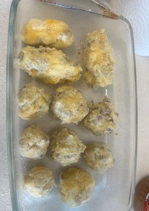 Una foto de Masa de croquetas keto