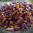 Ensalada🥬Fresca de Repollo Morado y🌽Maíz.....!🎅🍻