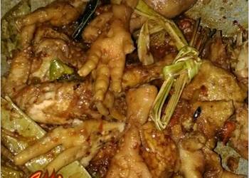 Resep Terbaik Ceker ayam kecap lunak super pedas Sedap