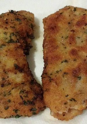 Foto principal de Cachopo de setas, queso y pimientos del piquillo