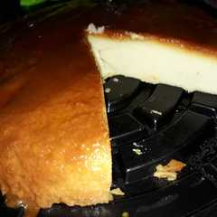 Una foto de Budín de pan y banana en licuadora