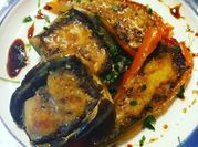 A picture of eggplant ground meat