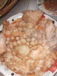 صورة لوصفة تريدة بالدجاج
