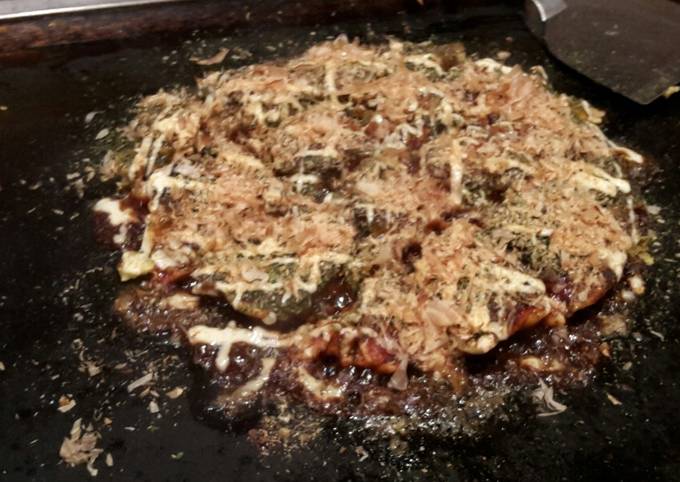 Okonomiyaki Japanese savory pancake