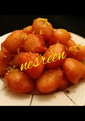صورة لوصفة لقمه القاضي (العوامه)