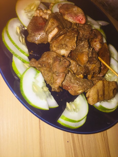 A picture of Stir fried meat.