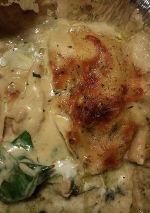 A picture of BgCtGal's Easy Chicken Florentine Lasagna.